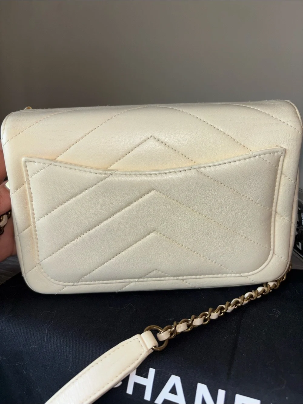 CHANEL classic chevron